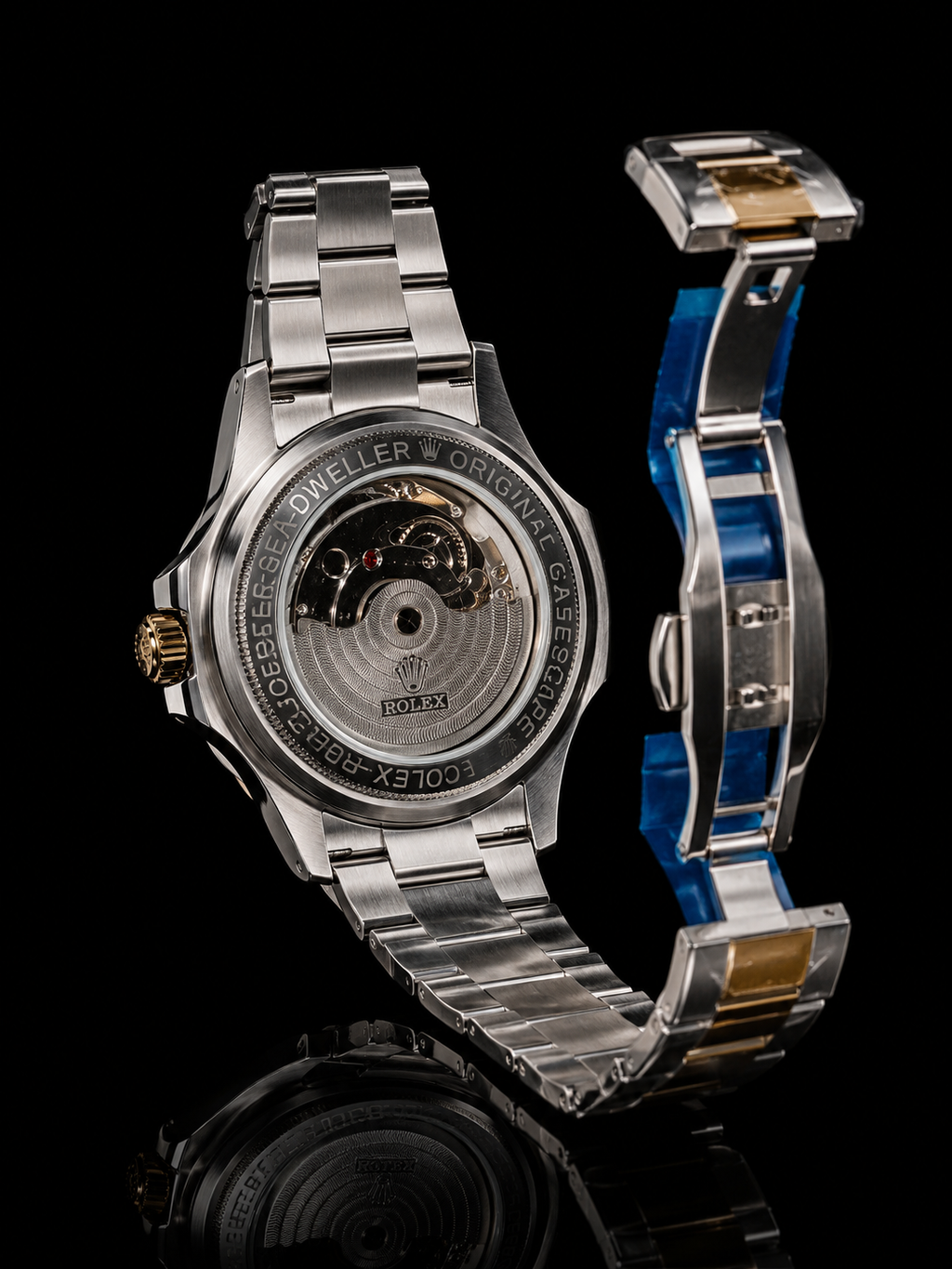 ROLEX SUBMARINE BICOLOR TABLERO VERD